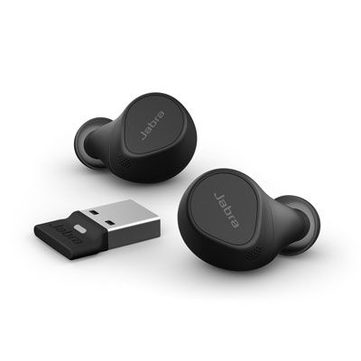Jabra Evolve2 Buds MS Bluetooth Headset w/ANC & Charging Case