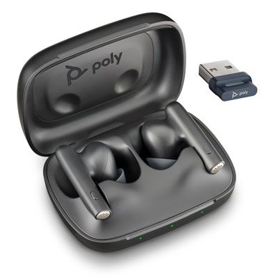 Poly Voyager Free 60 UC Black Bluetooth Ear Buds | BTP