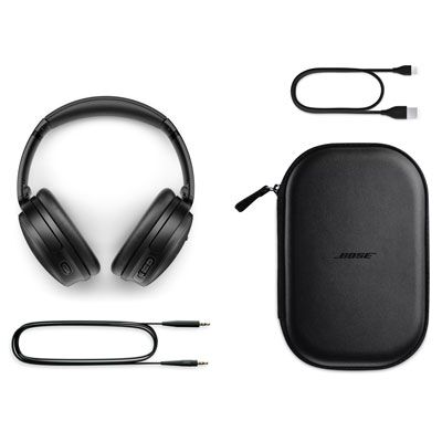 Bose QuietComfort 45 Noise Cancelling Bluetooth Headphones - Black