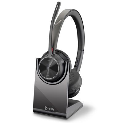 Poly Voyager 4320 UC Hi-Fi Stereo Bluetooth Headset with Charging