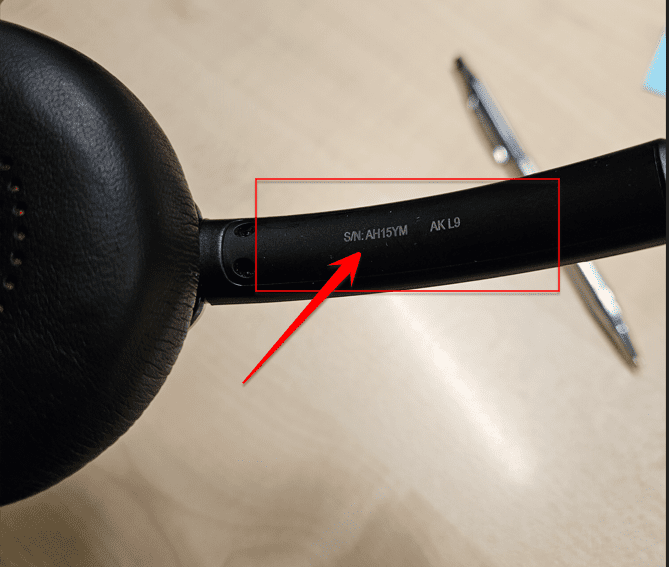 Where to find the serial number? - Business Telecom Products